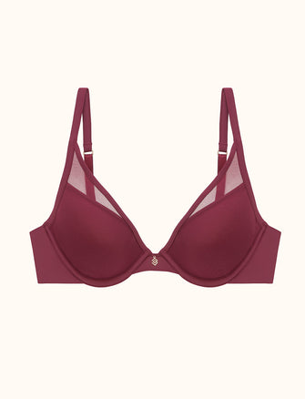 24/7® Classic Uplift Plunge Bra, Cabernet - Thirdlove - Nylon/Spandex,modelR