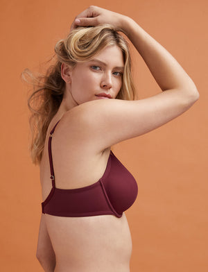 24/7® Classic Uplift Plunge Bra, Cabernet - Thirdlove - Nylon/Spandex,modelR