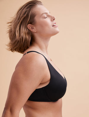 24/7® Second Skin Unlined Bra, Black - Thirdlove - Nylon/Spandex,modelUU