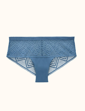 Graphic Mesh Cheeky - Azure - Nylon/viscose/spandex - ThirdLove,modelUU
