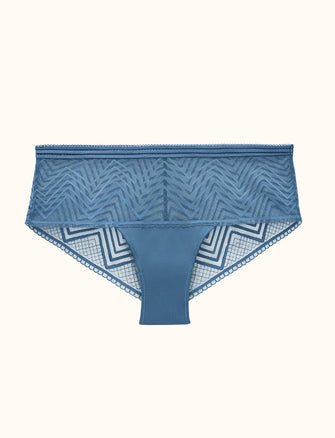 Graphic Mesh Cheeky - Azure - Nylon/viscose/spandex - ThirdLove,modelUU