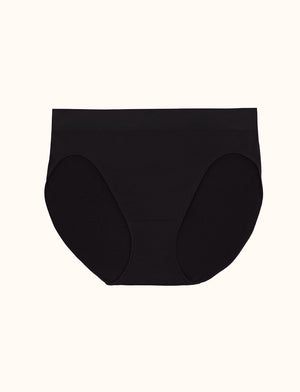 Form Seamless High-Leg Bikini - Black - Nylon/Spandex - ThirdLove,modelCC