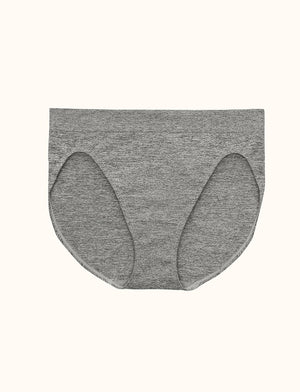 Form Seamless High-Leg Bikini - Gray Heather - Nylon/Spandex - ThirdLove,modelCC
