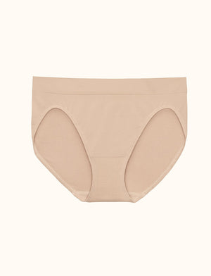 Form Seamless High-Leg Bikini - Taupe - Nylon/Spandex - ThirdLove
