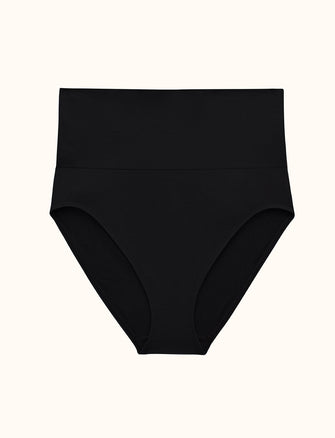 Form Seamless Sculpt Brief - Black - Nylon/Spandex - ThirdLove,modelEE