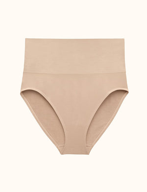 Form Seamless Sculpt Brief - Taupe - Nylon/Spandex - ThirdLove,modelHH