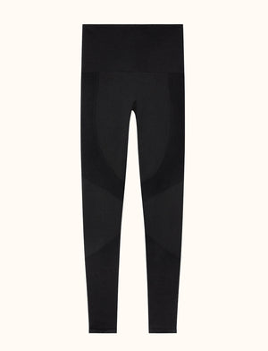 Flex Seamless Compression Legging - Black - Nylon/polyester/spandex -Thirdlove
