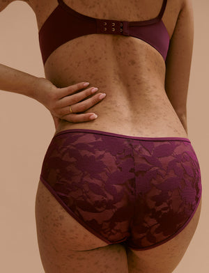Foliage Hipster - Potent Plum - Nylon/Spandex - ThirdLove,modelKK