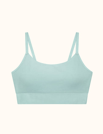 Form Seamless Adjustable Back Wireless Bra - Mist - Nylon/Spandex -Thirdlove