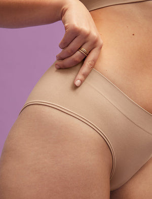 Form Seamless Hipster - Taupe - Nylon/Spandex - ThirdLove,modelFF