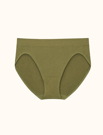 Form Seamless High-Leg Bikini - Olive - Nylon/Spandex - ThirdLove,modelPP