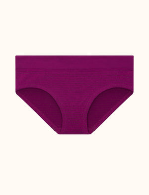 Form Seamless Hipster - Berry Crush and Gold Stripe - Nylon/Spandex - ThirdLove,modelNN