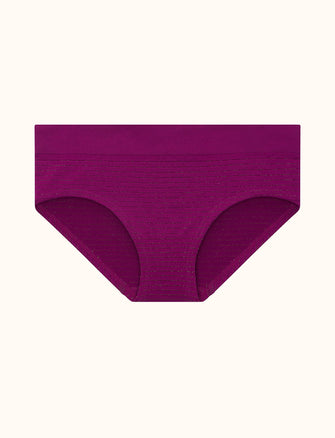 Form Seamless Hipster - Berry Crush and Gold Stripe - Nylon/Spandex - ThirdLove,modelNN