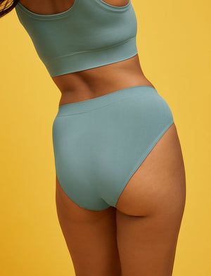 Form Seamless High-Leg Bikini - Storm - Nylon/Spandex - ThirdLove,modelGG