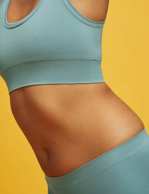 Form Seamless Scoop Bralette - Storm - Nylon/Spandex -Thirdlove