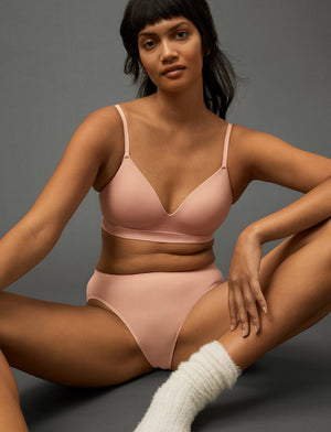 Form Seamless High-Leg Bikini - Ballet - Nylon/Spandex - ThirdLove,modelGG