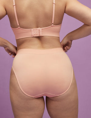 Form Seamless High-Leg Bikini - Ballet - Nylon/Spandex - ThirdLove,modelFF