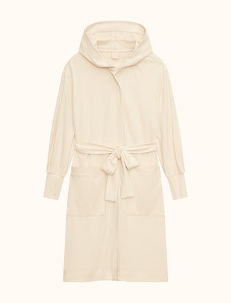 Essential Duster Robe - Tapioca - Cotton/Modal/Spandex -Thirdlove