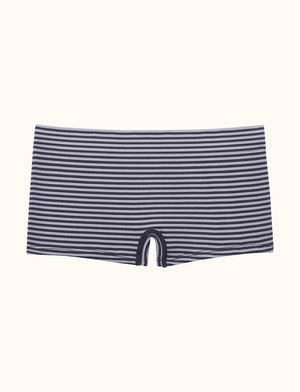 Form Seamless Shortie - Indigo Stripe - Nylon/Spandex -Thirdlove