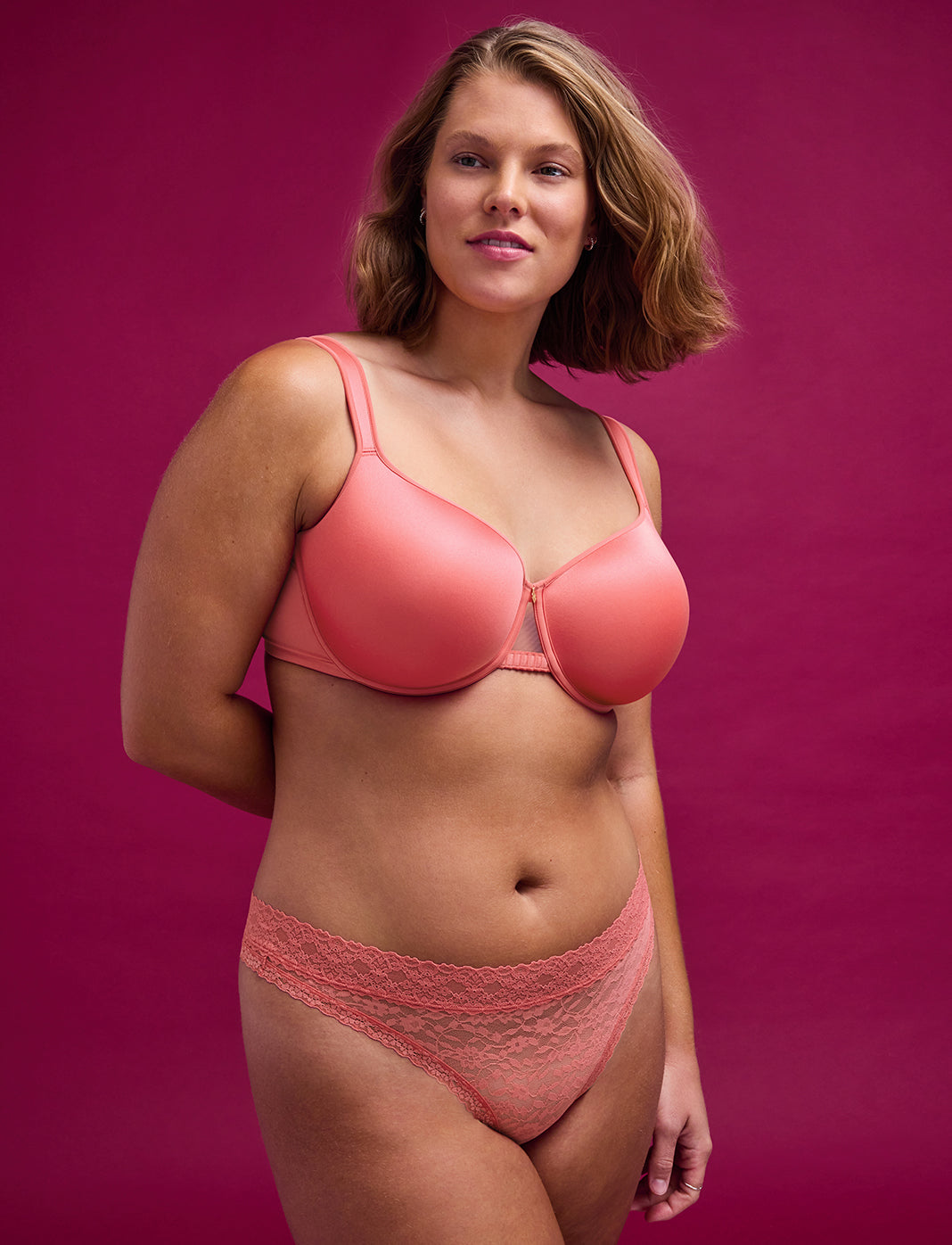 24/7® Perfect Coverage Bra, Winter Coral - Thirdlove - Nylon/Spandex,modelUU