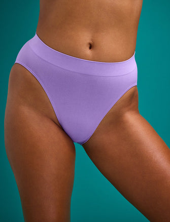 Form Seamless High-Leg Bikini - Purple Sage - Nylon/Spandex -Thirdlove