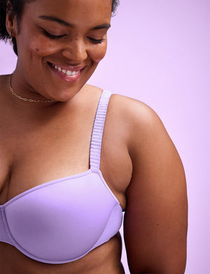 24/7® Classic T-Shirt Bra, Purple Sage - Thirdlove - Nylon/Spandex,modelJ