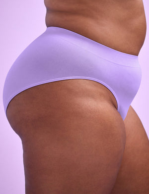 Form Seamless High-Leg Bikini - Purple Sage - Nylon/Spandex -Thirdlove