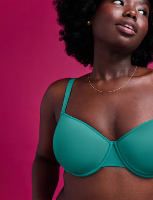 24/7® Classic T-Shirt Bra, Spruce - Thirdlove - Nylon/Spandex,model6
