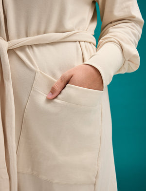 Essential Duster Robe - Tapioca - Cotton/Modal/Spandex -Thirdlove