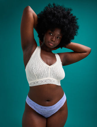 Everyday Lace Racerback - Sea Salt - Nylon/Spandex -Thirdlove
