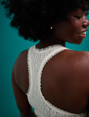 Everyday Lace Racerback - Sea Salt - Nylon/Spandex -Thirdlove