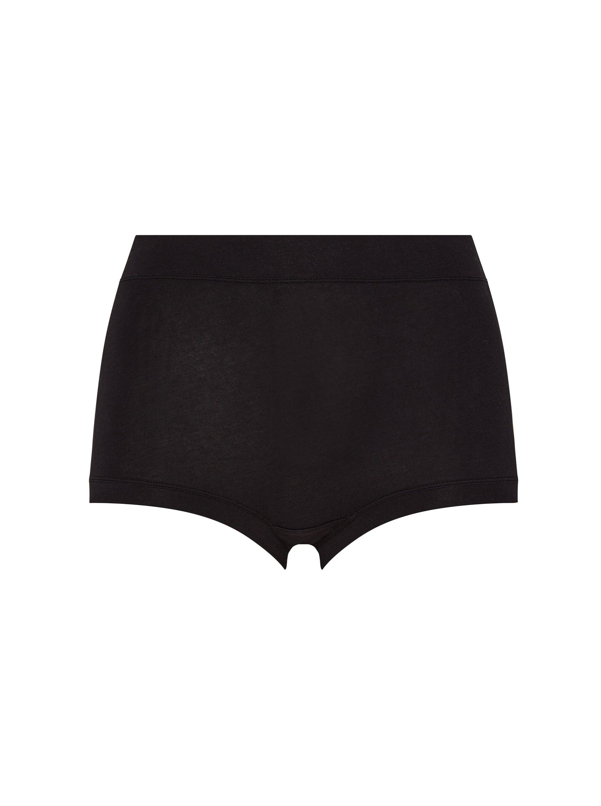 Kit Undergarments Organic Cotton Sleep Short in Onyx, 95% organic cotton, 5% spandex