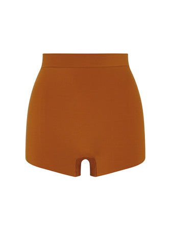 Kit Undergarments Tap Short in Cinnamon, 63% nylon, 37% spandex