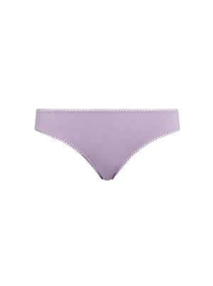 Kit Undergarments Organic Cotton Bikini Brief in Lilac, 95% organic cotton, 5% spandex