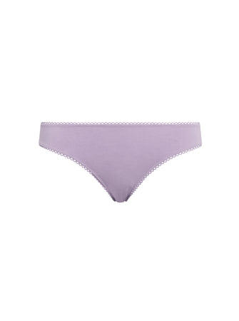 Kit Undergarments Organic Cotton Bikini Brief in Lilac, 95% organic cotton, 5% spandex