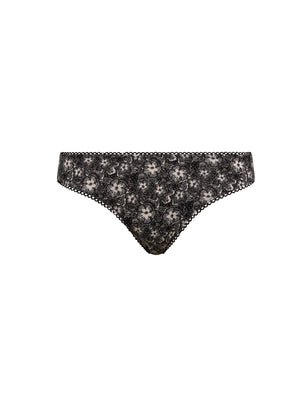 Kit Undergarments Organic Cotton Bikini Brief in Night Bloom, 95% organic cotton, 5% spandex
