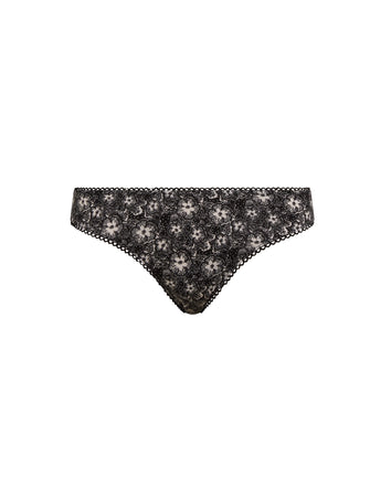 Kit Undergarments Organic Cotton Bikini Brief in Night Bloom, 95% organic cotton, 5% spandex