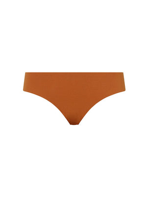 Kit Undergarments Seamless Brief in Cinnamon, 63% nylon, 37% spandex