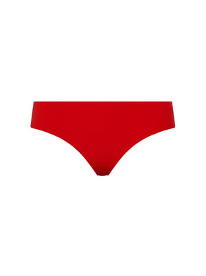 Kit Undergarments Seamless Brief in Scarlet, 63% nylon, 37% spandex