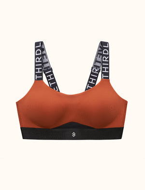 Kinetic Impact Sports Bra - ThirdLove - Polyester/Spandex - Ginger,modelQQ