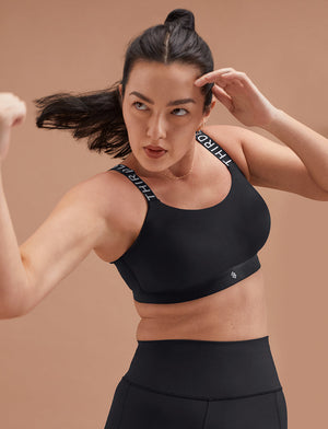 Kinetic Impact Sports Bra, Black - Thirdlove - Polyester/Spandex,modelSS