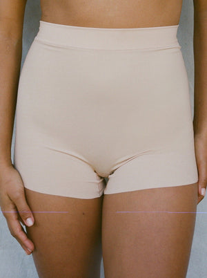 Kit Undergarments Tap Short in Sand, 63% nylon, 37% spandex