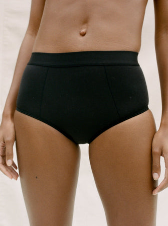Kit Undergarments Organic Cotton Boy Brief in Onyx, 95% organic cotton, 5% spandex