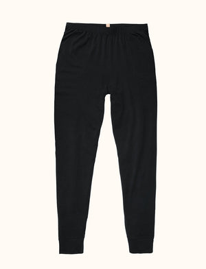 WonderKnit™ Pajama Jogger - Black - Cotton/Modal/Spandex -Thirdlove
