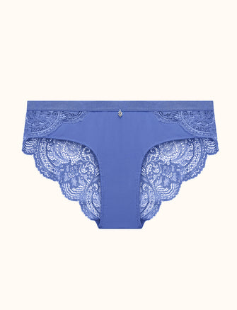 Lace Back Cheeky - Denim - Nylon/viscose/spandex - ThirdLove,modelEE