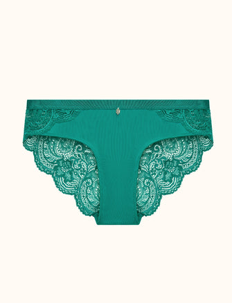 Lace Back Cheeky - Juniper - Nylon/viscose/spandex - ThirdLove,modelLL