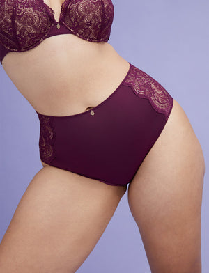 Lace High Brief
