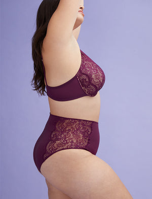 Lace High Brief