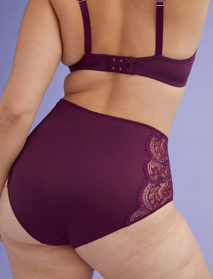 Lace High Brief