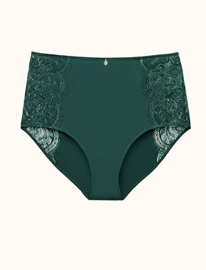 Lace High Brief - Eucalyptus - Nylon/Spandex - ThirdLove,model9